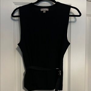J. Crew Black Tank Top with Belt